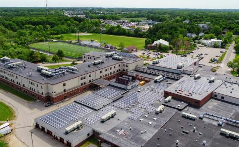 Portsmouth High School solar arrays