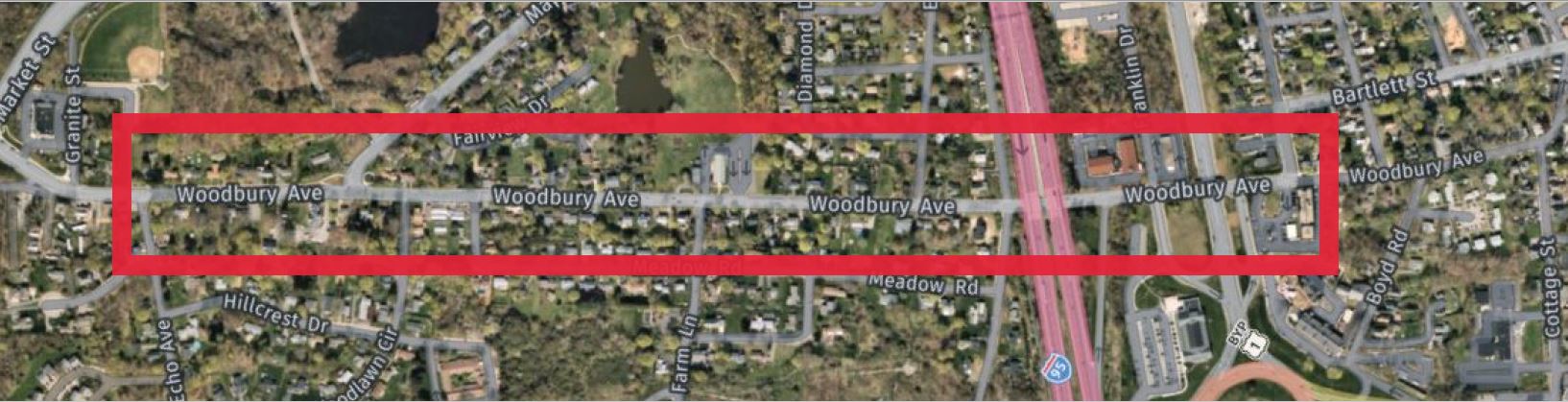 Woodbury Ave. Project Extent