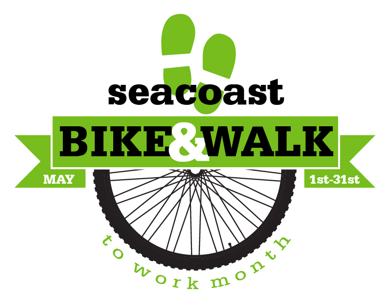 Bike and walk to work month logo