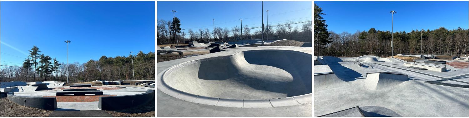 Skate Park nearly complete December 21, 2023