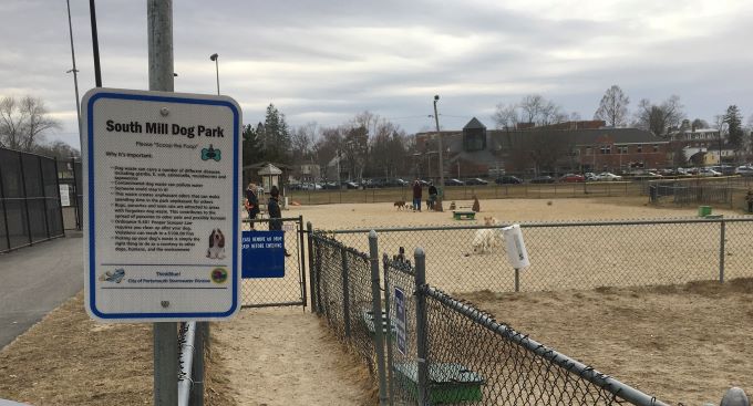 South Mill Dog Park Pet Waste Sign