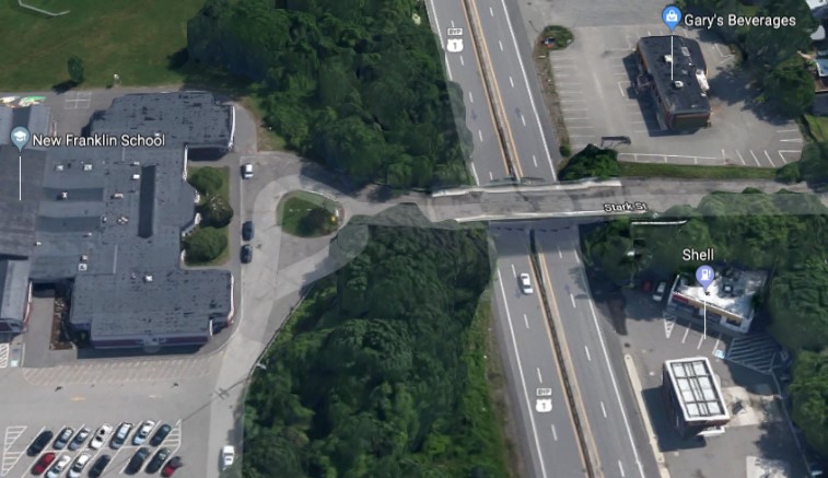 Google Street View of Stark Street Bridge