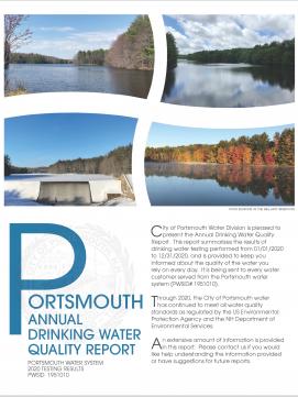 Portsmouth Water Report Results for 2020