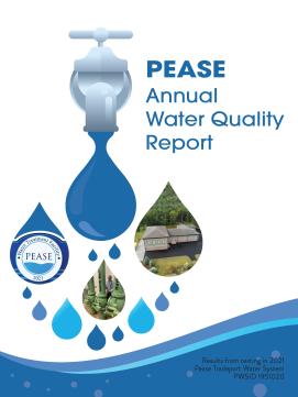 Pease Water Report Results for 2021