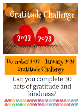 Gratitude Challenge-- link to calendar