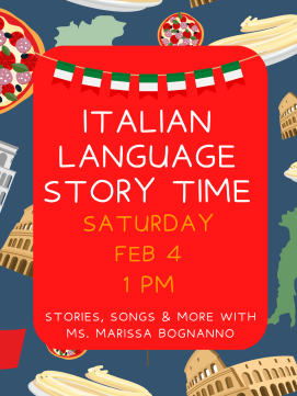 Italian Language Story Time -- program description