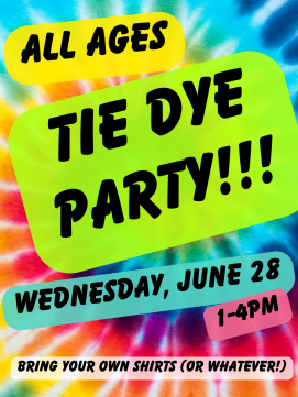 Tie Die Party 2023 -- link to event info