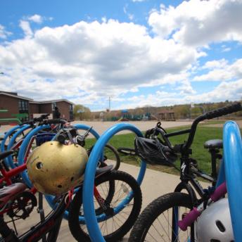 Bike Rack at Little Harbour Elementary