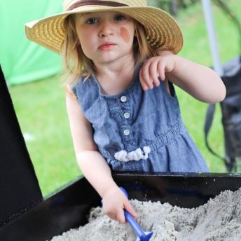 Playing with Sand at the How To Festival