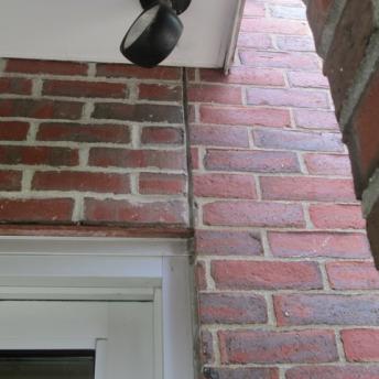 Exterior Doorway - Mortar Difference