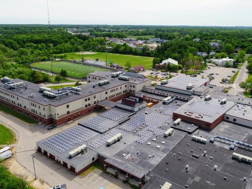 Portsmouth High School solar arrays
